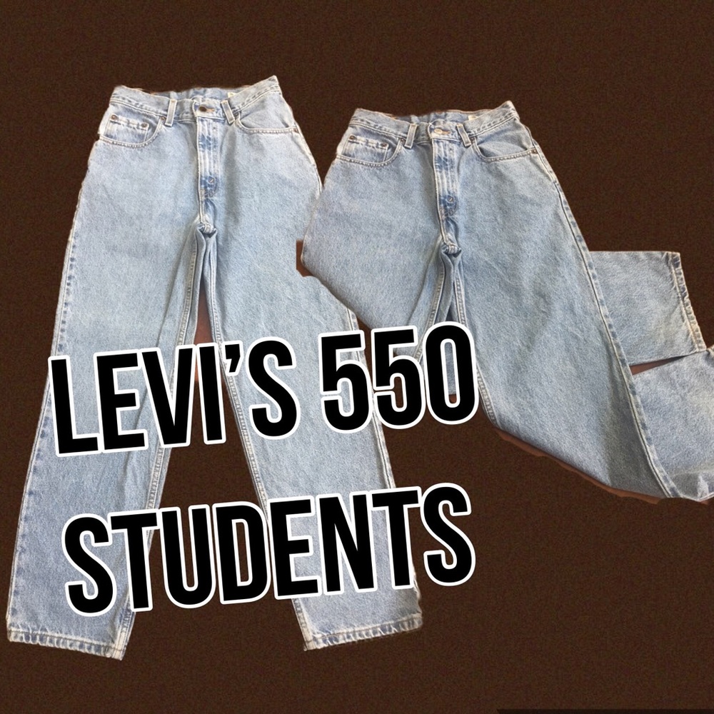 Levi’s 550 relaxed fit student jeans